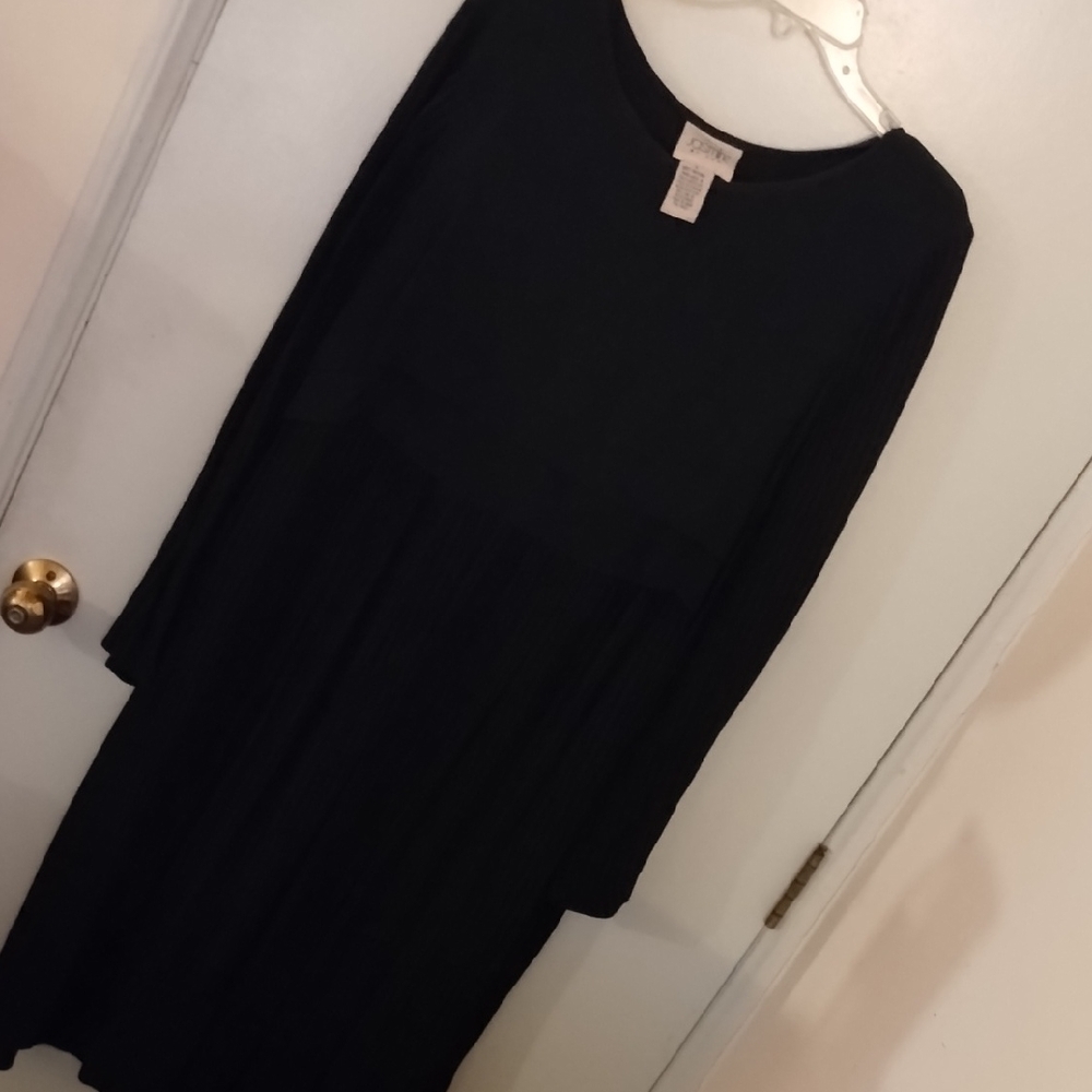 Classic Black Long Sleeve Dress